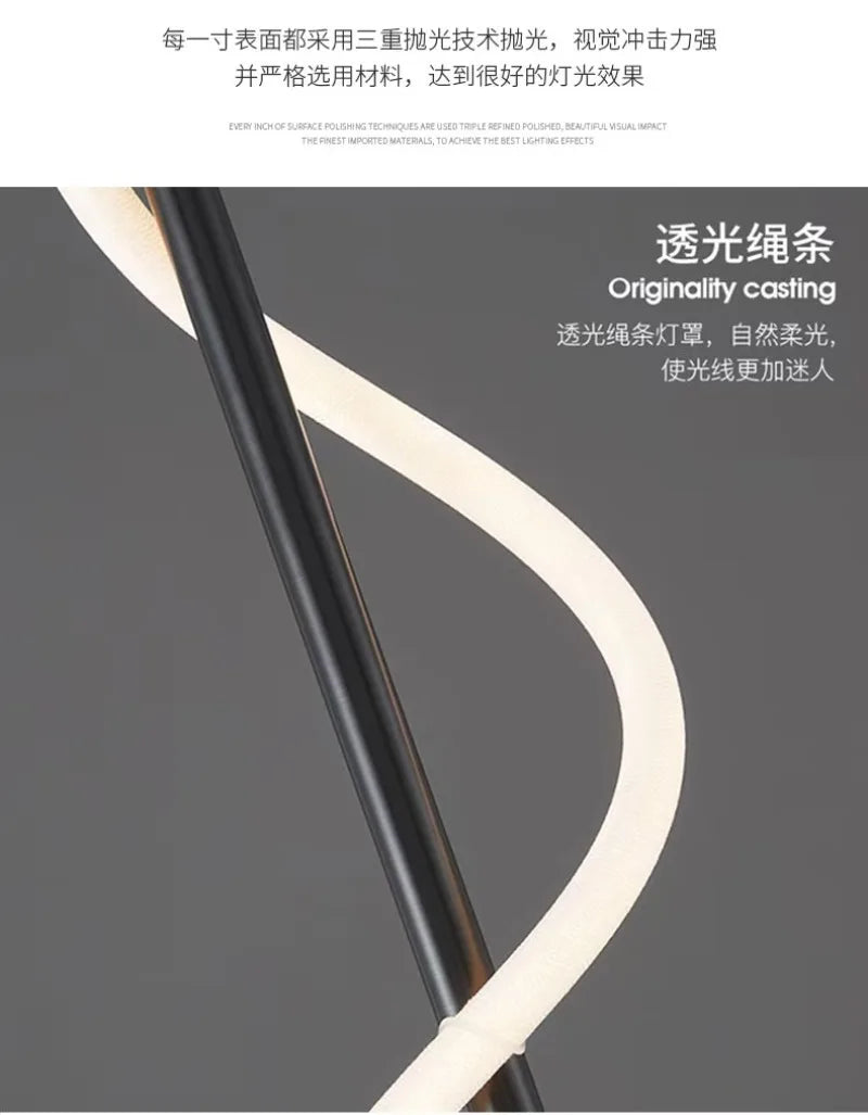 Bedroom Bedside LED Wall Lamp Italian Minimalist Designer Creative Art Living Room TV Background Corridor Staircase Decoration