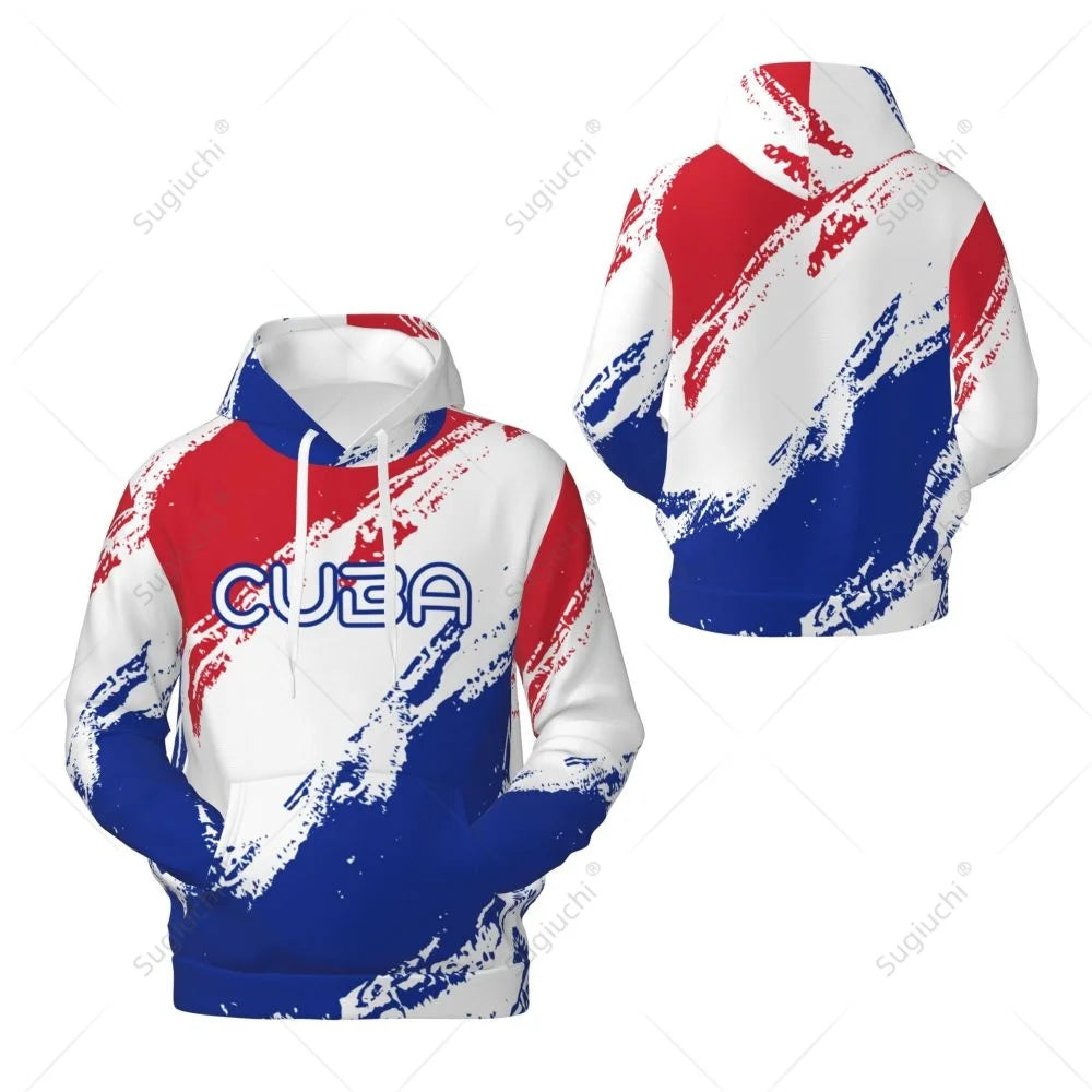 Unisex Cuba Flag Color Hoodie 3D Men Women Harajuku Sweatshirt Pullover Hoodies Polyester Casual