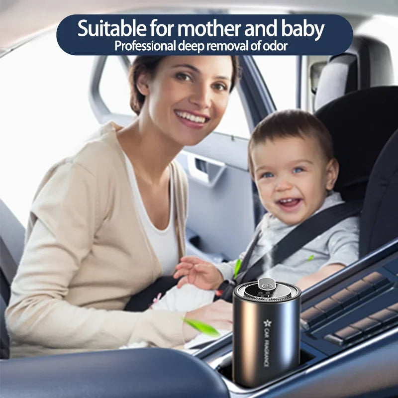 Car Diffusers For Essential Oils Aromatherapy Diffuser 50ML Fragrance Diffuser Waterless Auto Off Scent Machine For Room Car