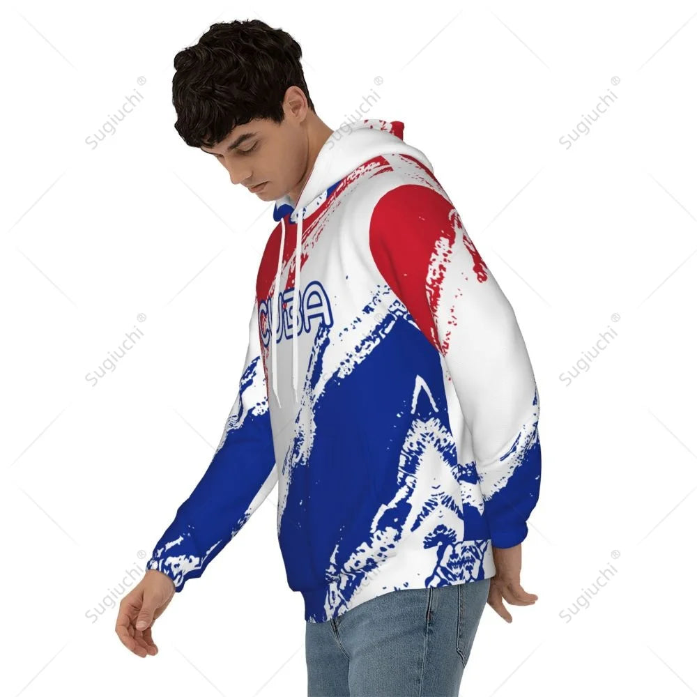 Unisex Cuba Flag Color Hoodie 3D Men Women Harajuku Sweatshirt Pullover Hoodies Polyester Casual