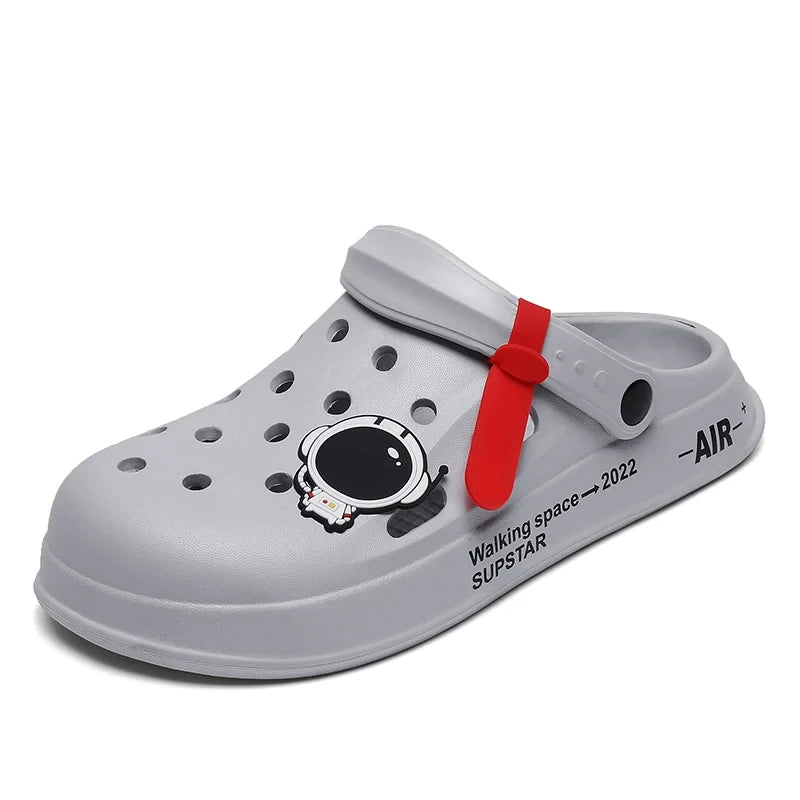 Men Women Sandals Breathable Home Slippers Outdoor Fashion Garden Clogs Couple Water Shoes Sandals For Men Black White