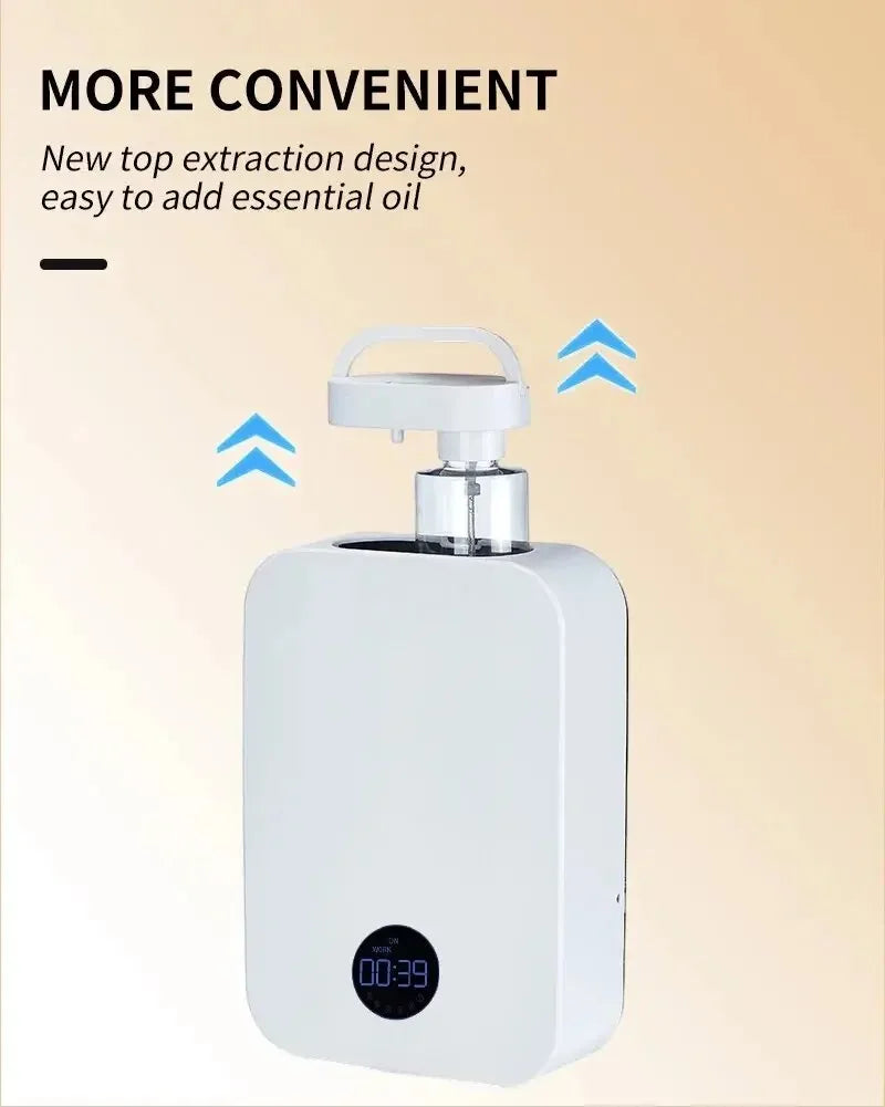 Intelligent Aromatherapy Diffuser for Large Room Fragrance Diffusers Wall Mounted Aroma Diffuser Machine Electric Smell for Home