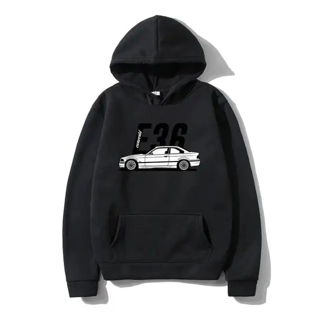 Classic Hoodies Fashion Men R Sweatshirt CarGraphic Initial D Hoodie Unisex Hip Hop Pullover Graphic Hoody