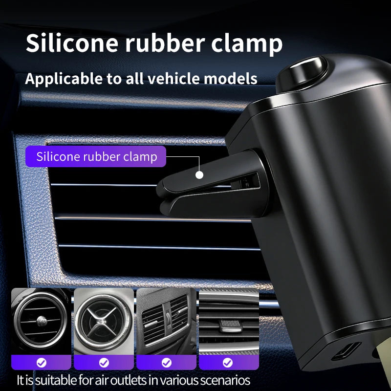 Smart Car Air Aromatherapy Diffuser Fragrance Car Air Fresheners With Three Adjustable Humidifier Essential Oil Diffuser