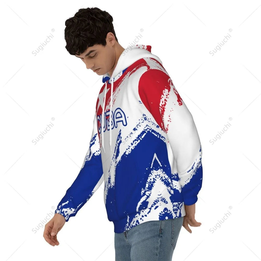 Unisex Cuba Flag Color Hoodie 3D Men Women Harajuku Sweatshirt Pullover Hoodies Polyester Casual
