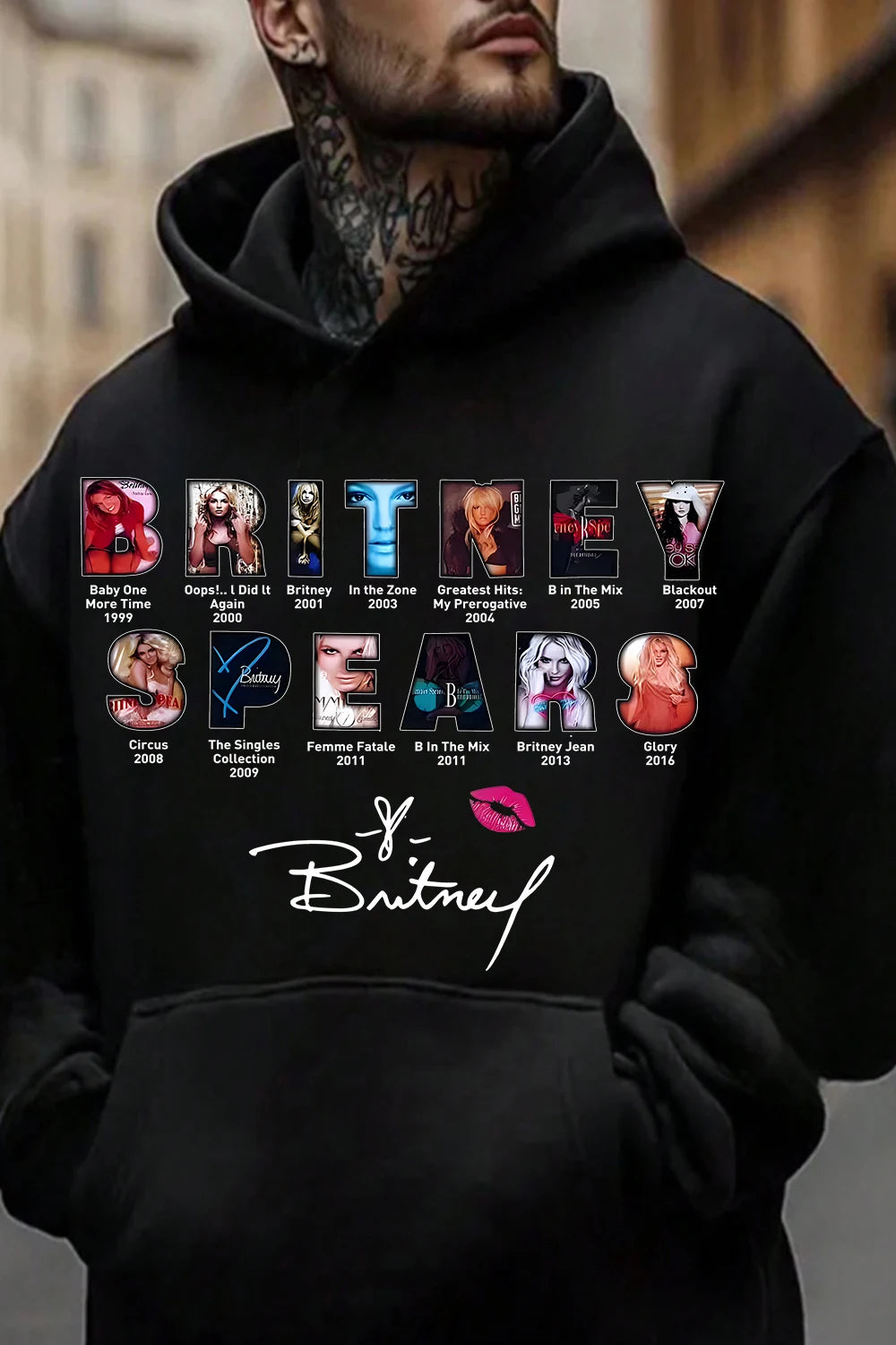 Britney Spears Unisex Hoodie Men Women Oversized Street Y2k Thick Warm Soft Sweatshirt Hip Hop High Quality Male Female Pullover