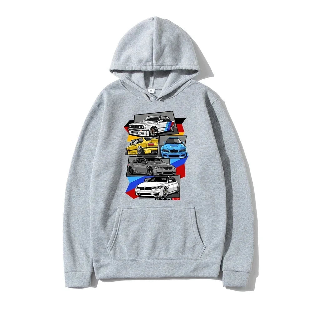 Classic Hoodies Fashion Men R Sweatshirt CarGraphic Initial D Hoodie Unisex Hip Hop Pullover Graphic Hoody