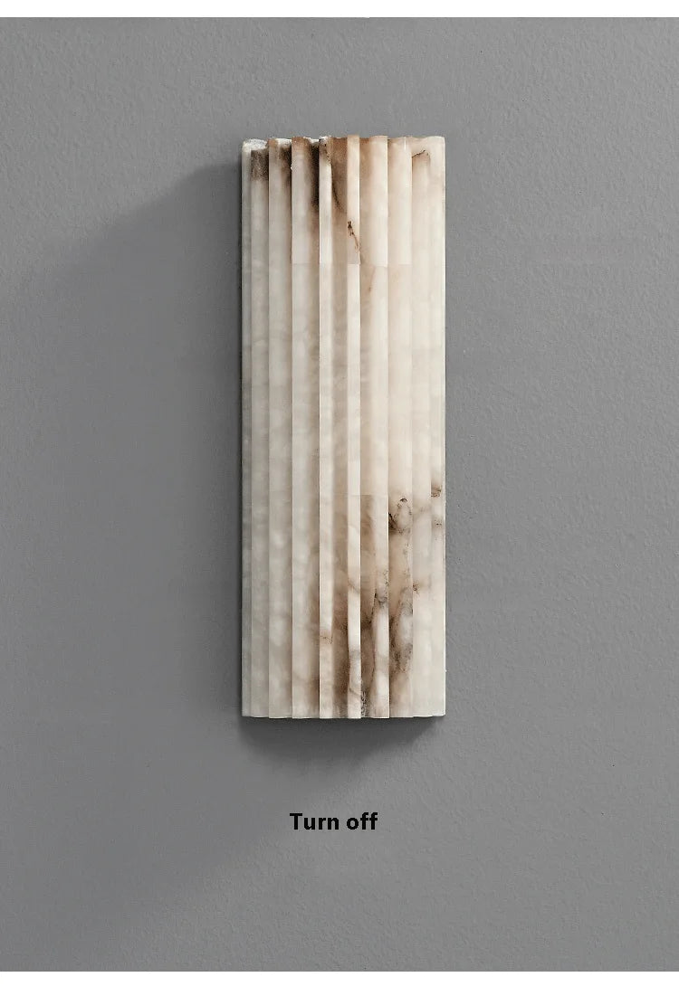 Modern Minimalist Marble Wall Lamp Bedside Lamp Bedroom Italian Style Light Luxury Designer Personalized Living Room TV Sconce