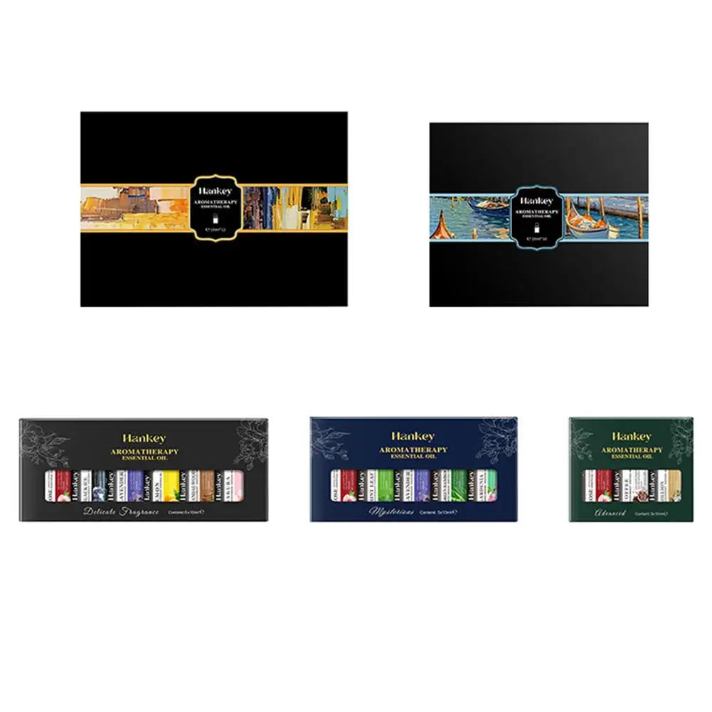 Aromatherapy Essential Oil Set Diffuser Essential Oil Car Air Freshener Scent Perfume Natural Plant Lavender Aroma Diffuser DIY