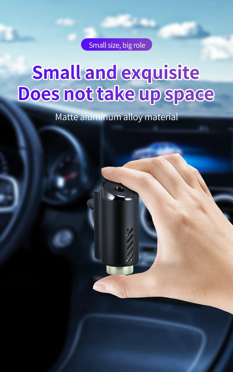 Smart Car Air Aromatherapy Diffuser Fragrance Car Air Fresheners With Three Adjustable Humidifier Essential Oil Diffuser