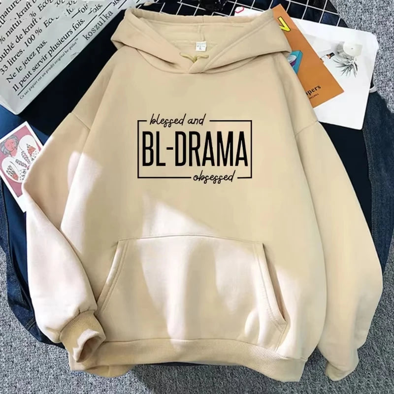 Funny Bl Drama Lovers Club Hoodie Unisex Warm Hooded Pullover Autumn Winter Women Men Sweatshirt Harajuku Streetwear Tops
