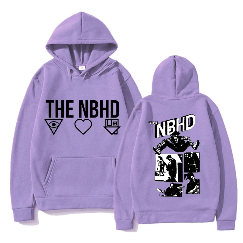 The Neighborhood Hoodie Unisex Autumn Winter Pullovers Women Men Sweatshirts Long Sleeve with Hooded Pullovers Casual Streetwear