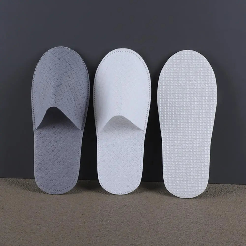 10 Pairs Lot Hotel Slippers Unisex Slipper Non Woven Disposable Slippers Closed Toe Hotel Slippers Hotel Cheap SPA Guest Slides