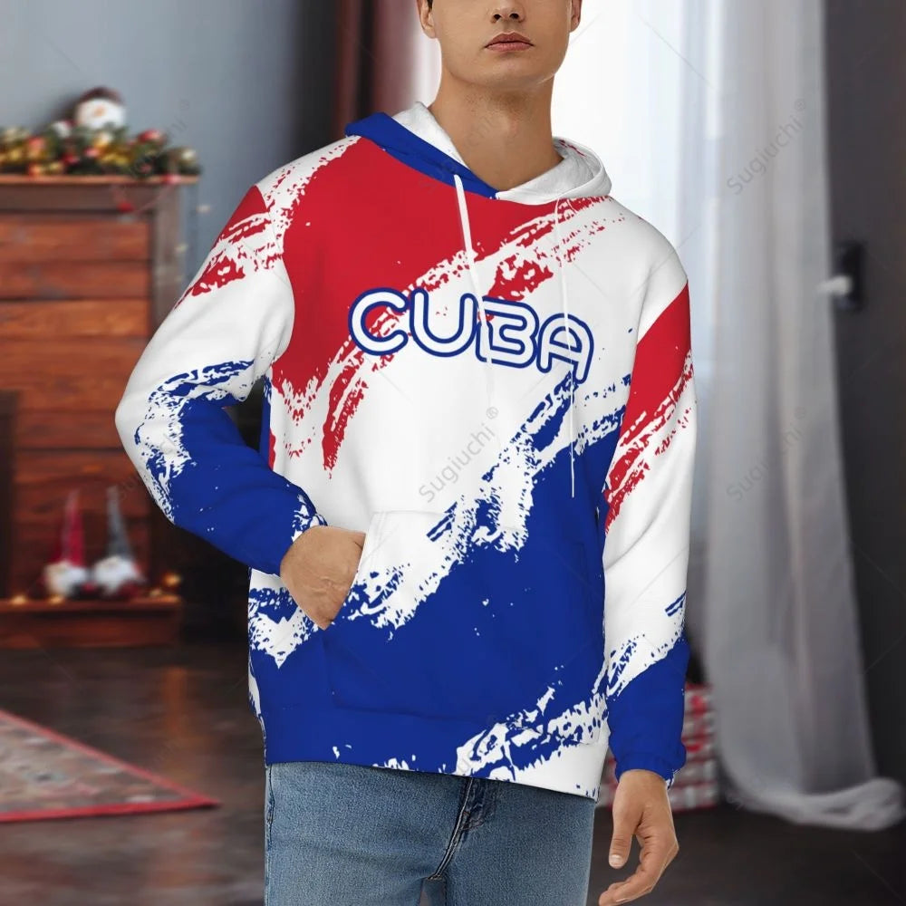 Unisex Cuba Flag Color Hoodie 3D Men Women Harajuku Sweatshirt Pullover Hoodies Polyester Casual