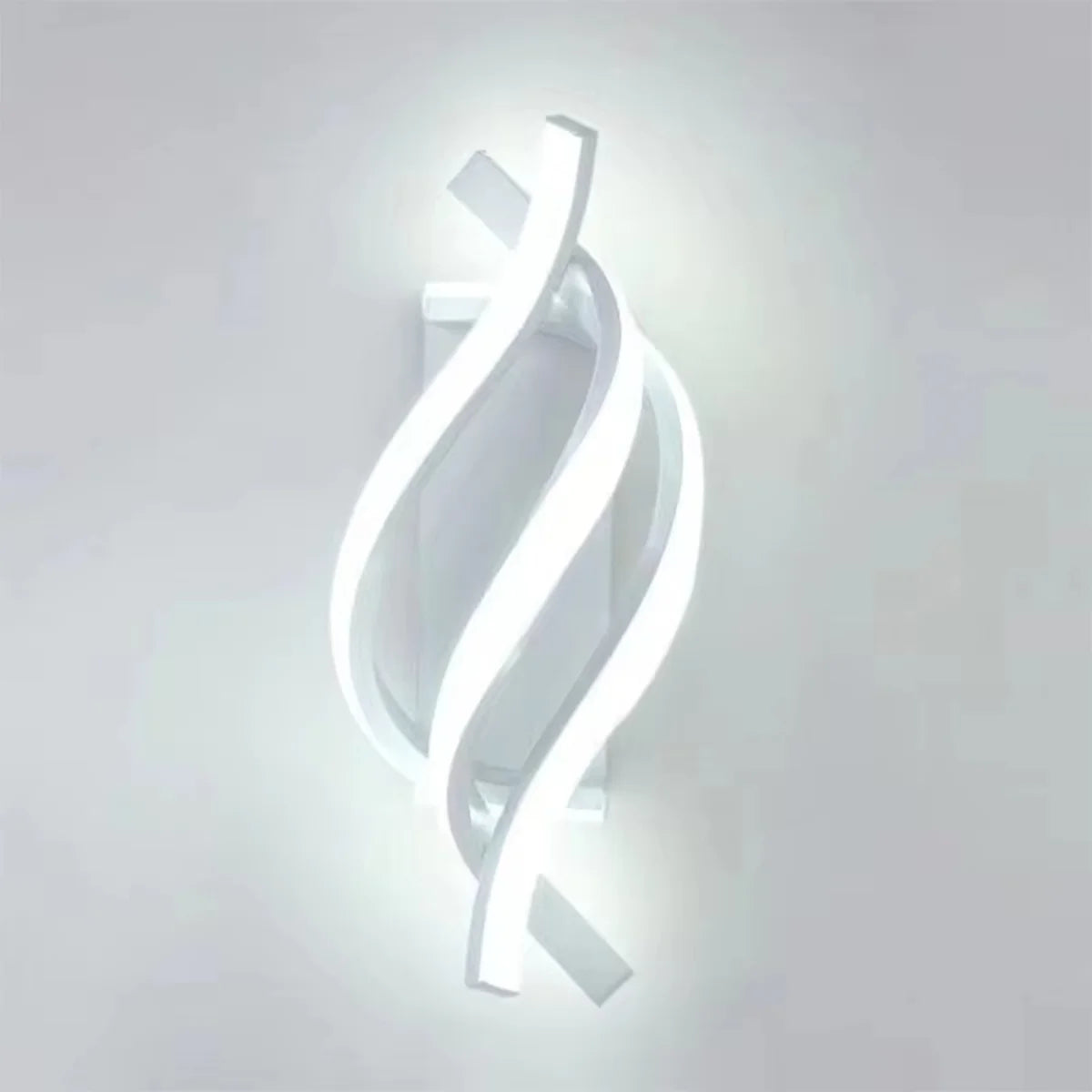 Modern Led Wall Light Linear Strip Lamp Decorative Lighting Minimalist Style Bedroom Bedside Black And White Mounted Sconce Soft