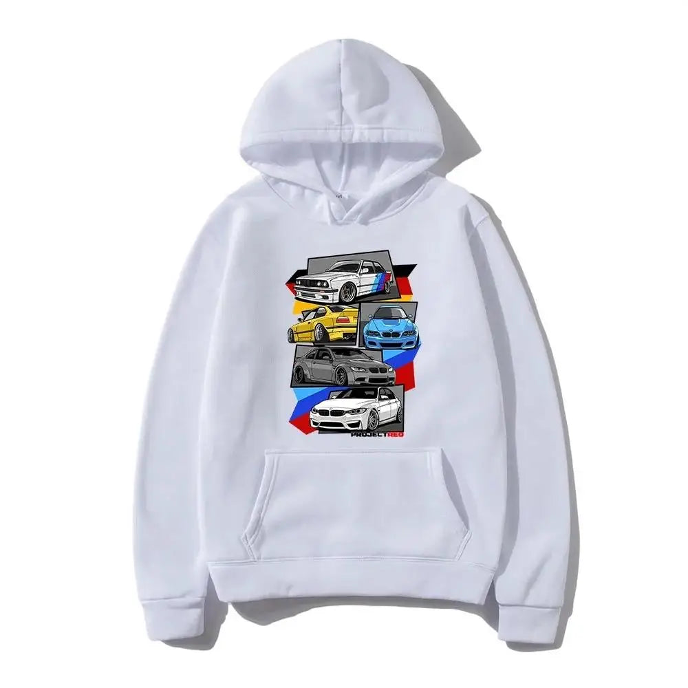 Classic Hoodies Fashion Men R Sweatshirt CarGraphic Initial D Hoodie Unisex Hip Hop Pullover Graphic Hoody