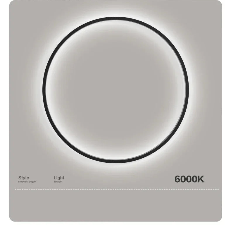 Modern Decor LED Wall Lamp For Bedroom Living Room Home Nordic Design Round Ring Indoor USB Wall Sconce Lighting Fixture