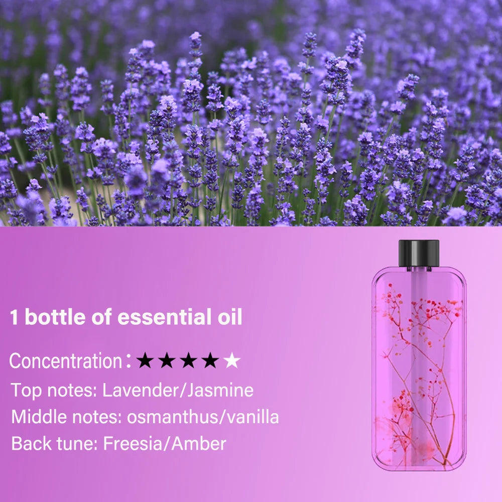 Aromatherapy Machine Automatic Home Fragrance Machine Essential Oil Diffuser Nebulizer for Kitchen and Toilet Deodorization