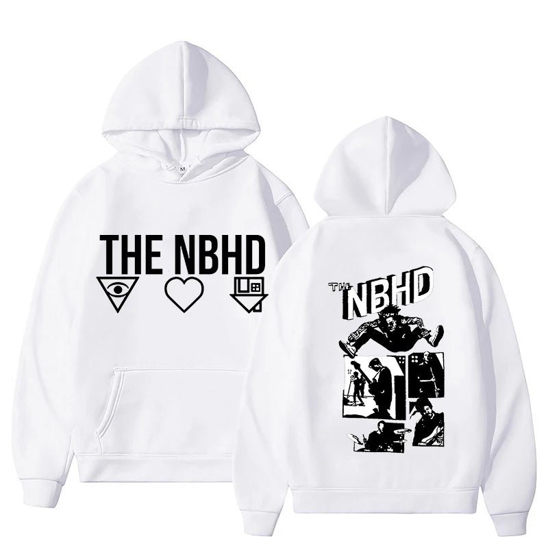 The Neighborhood Hoodie Unisex Autumn Winter Pullovers Women Men Sweatshirts Long Sleeve with Hooded Pullovers Casual Streetwear