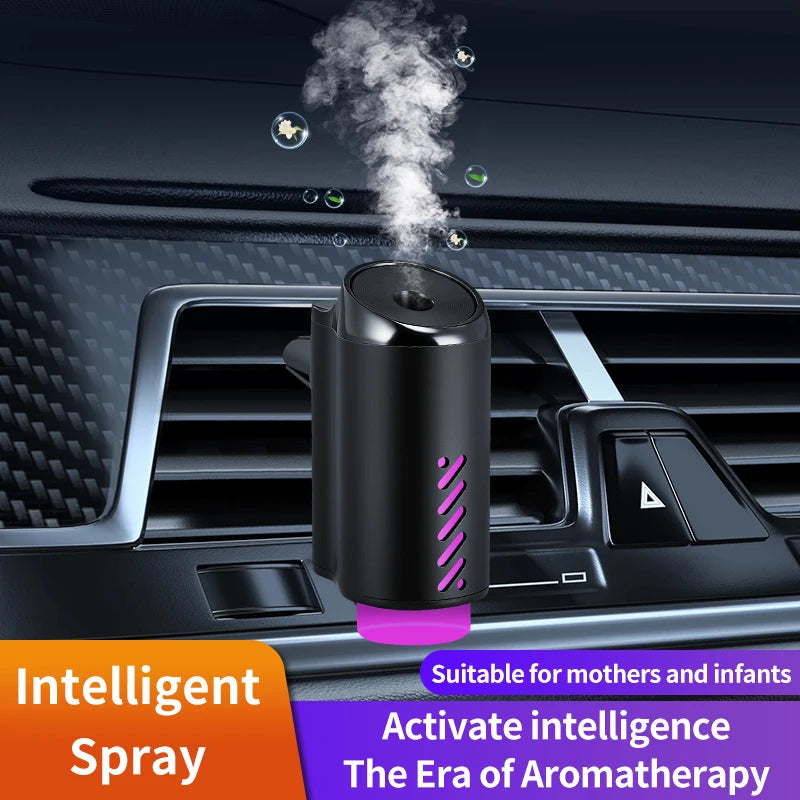 Smart Car Air Aromatherapy Diffuser Fragrance Car Air Fresheners With Three Adjustable Humidifier Essential Oil Diffuser