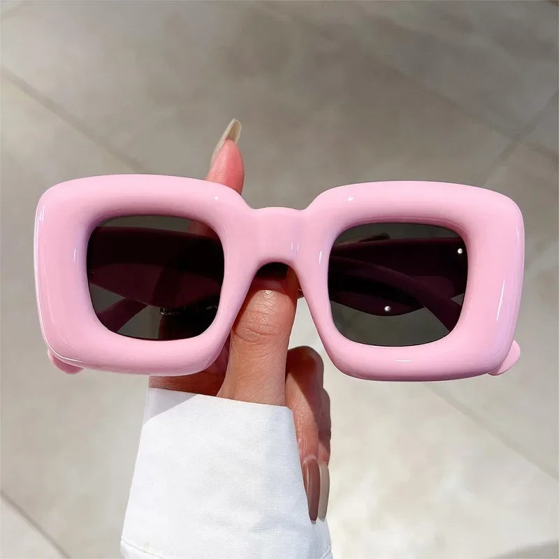 New Oversized Frame Sunglasses Women Fashion Funny Personality Sun Glasses Outdoor Street Photo Eyewear UV400 Oculos De Sol