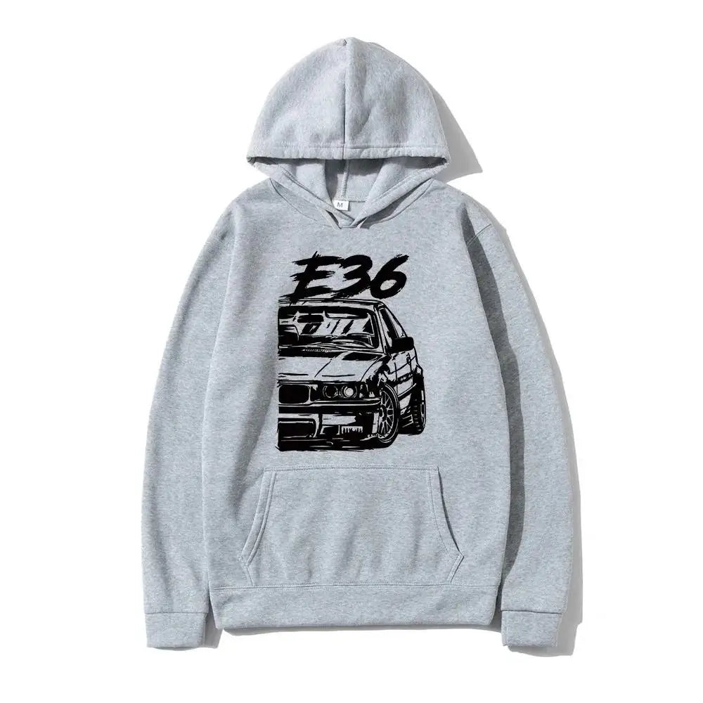 Classic Hoodies Fashion Men R Sweatshirt CarGraphic Initial D Hoodie Unisex Hip Hop Pullover Graphic Hoody