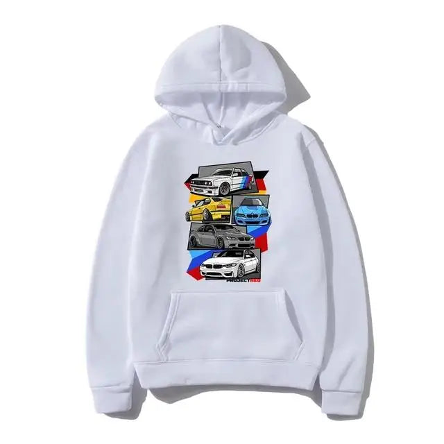 Classic Hoodies Fashion Men R Sweatshirt CarGraphic Initial D Hoodie Unisex Hip Hop Pullover Graphic Hoody