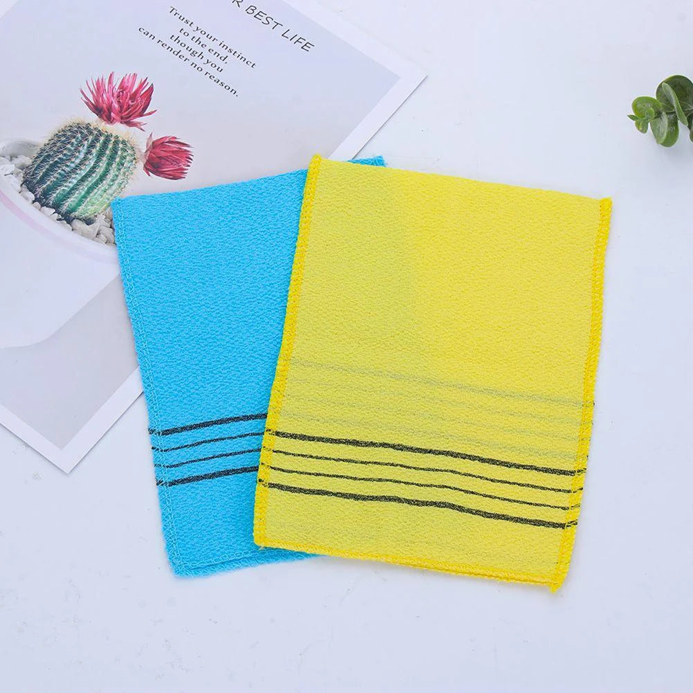 Scrub Towel Bath Bath Towel Cloth Massage Polyester Cotton Soft Towels Washcloth Body Italy Asian Exfoliating Bath