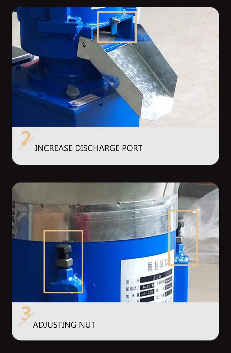 Electric Rotary Animal Feed Granulator Pellet Mill Feed Food Pellet Making Machine for Grain Straw Fish Chicken Pig Poultry