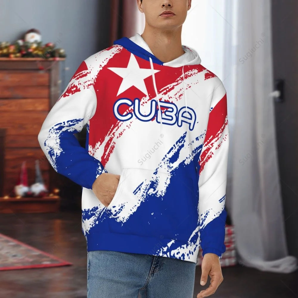 Unisex Cuba Flag Color Hoodie 3D Men Women Harajuku Sweatshirt Pullover Hoodies Polyester Casual