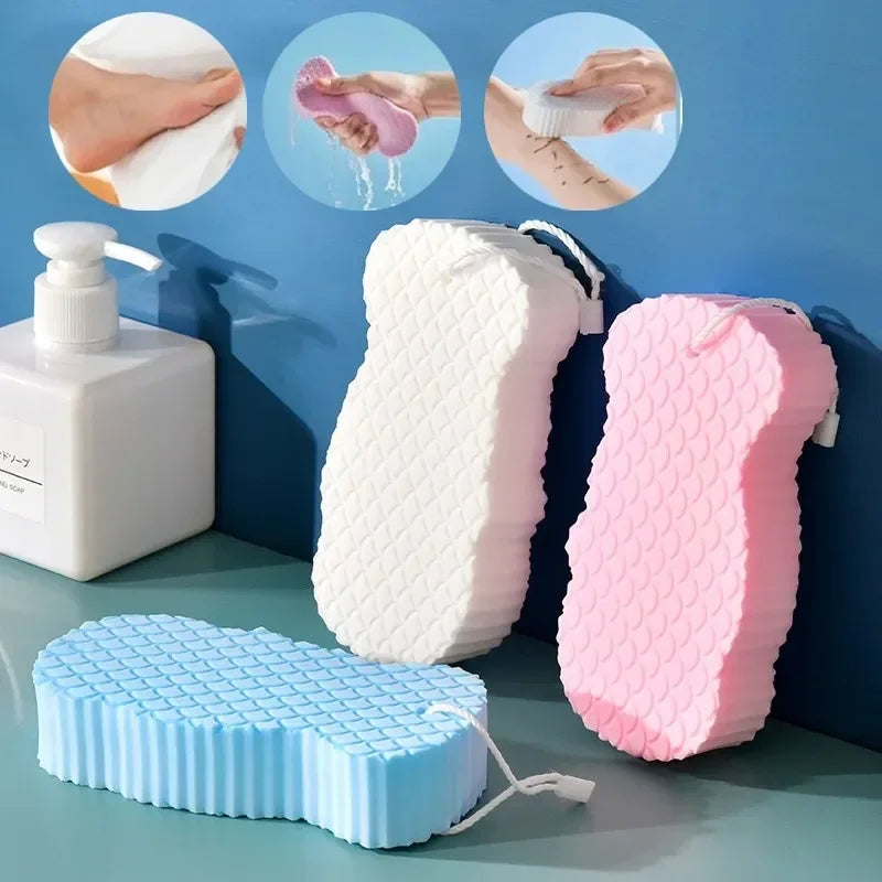 1pc Soft Sponge Body Scrubber Bath Exfoliating Scrub Sponge Shower Brush Body Skin Remover Exfoliante
