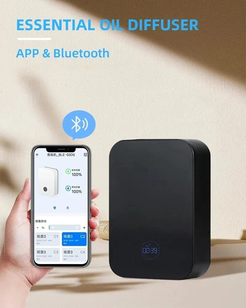 Intelligent Aromatherapy Diffuser for Large Room Fragrance Diffusers Wall Mounted Aroma Diffuser Machine Electric Smell for Home