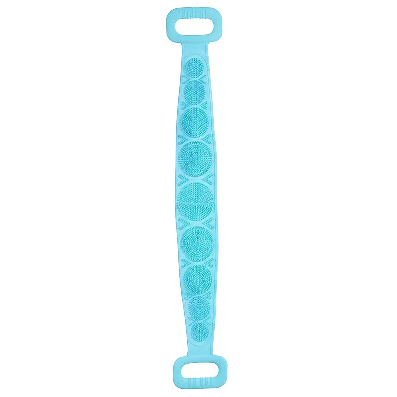 Silicone Body Scrubber Back Massage Exfoliating Sponge Bathroom Bath Brush Scrub Shower Brush Body Wash Scrub Removal Bath Spong