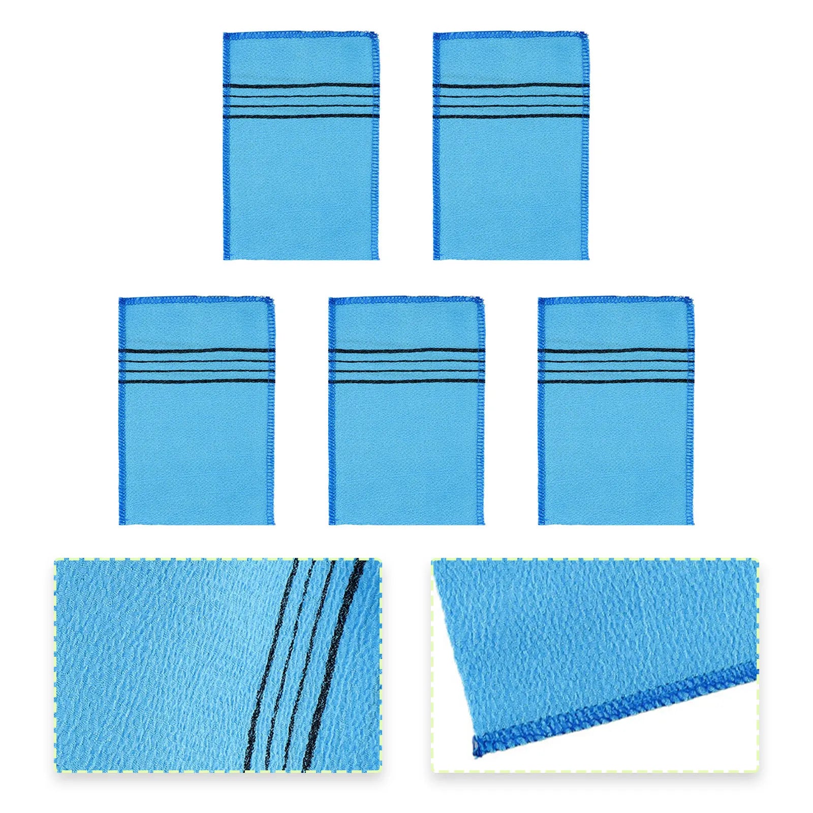 Scrub Towel Bath Bath Towel Cloth Massage Polyester Cotton Soft Towels Washcloth Body Italy Asian Exfoliating Bath