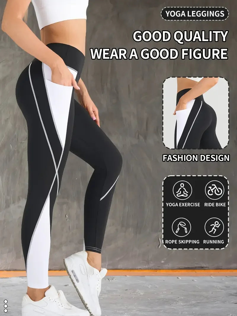 High-Waisted Women Yoga Leggings Butt Lifting Design Slimming&Stylish Workout Pants, Breathable Yoga, Gym, and Outdoor Fitness