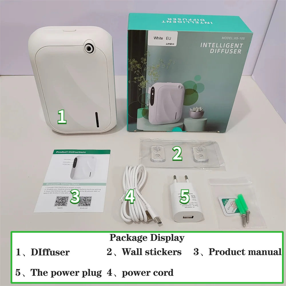 Aroma Diffuser Coverage 200m³ Scent Machine Fragrance Diffuser Essential Oil Diffuser For Home Fragrance Bluetooth APP Control