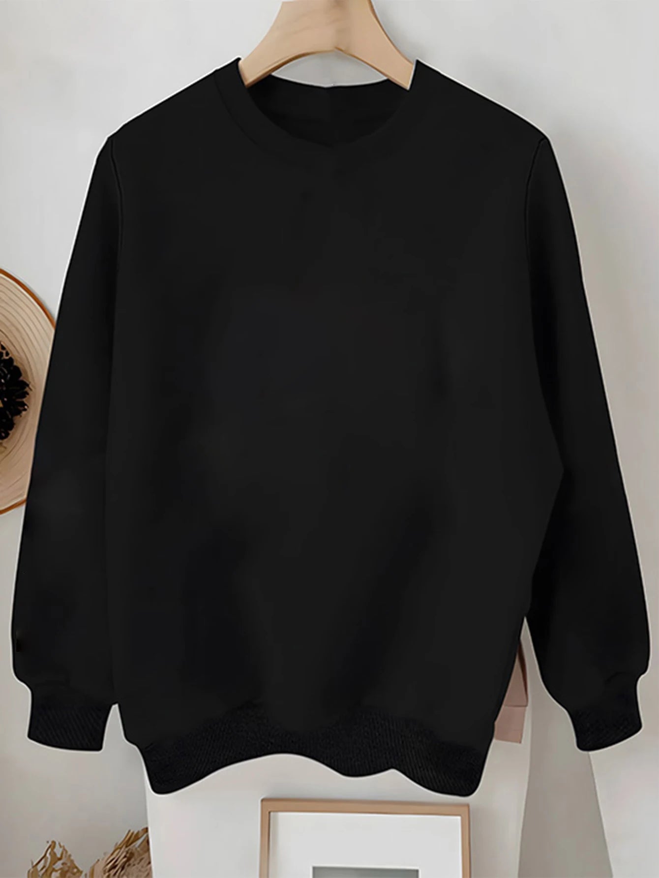 Women's Men Hoodies Oversized Sweatshirts Pullover Autumn Winter Fleece O-Neck Clothing Hoody Couple Unisex Cotton Coats Sweats