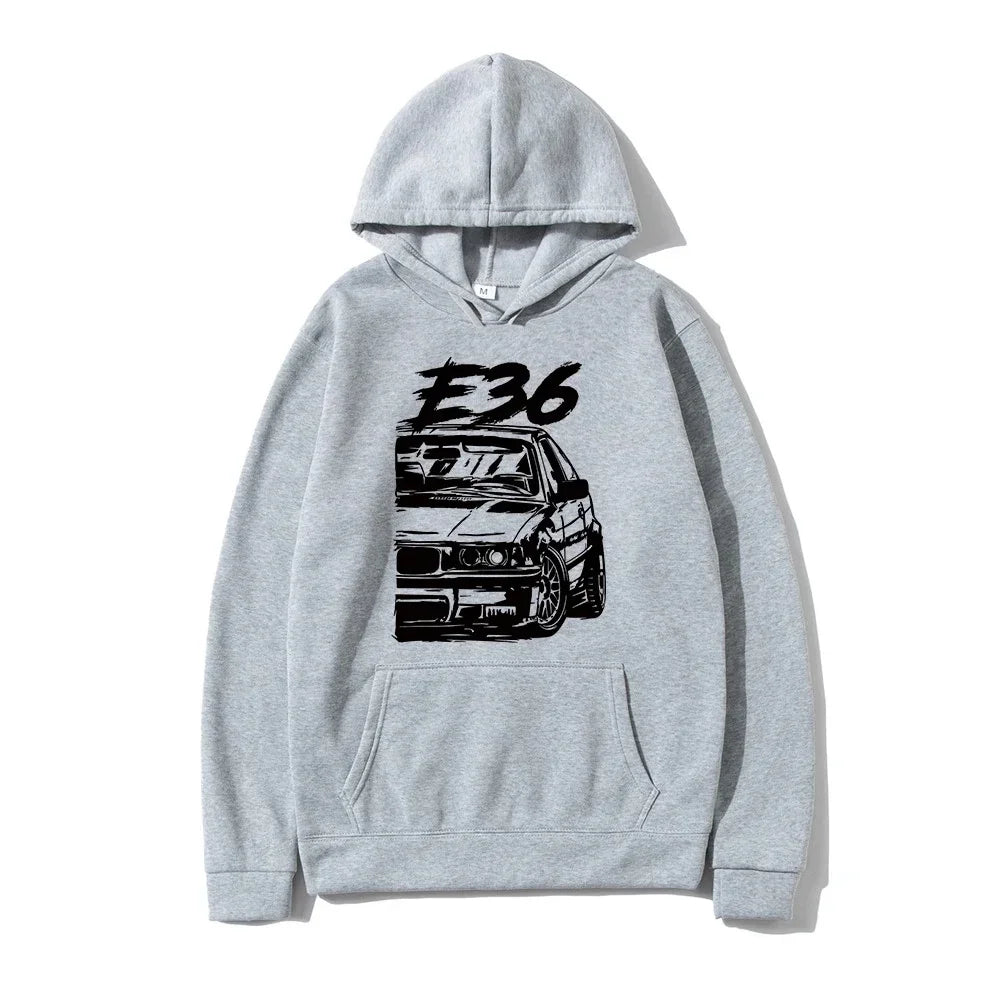 Classic Hoodies Fashion Men R Sweatshirt CarGraphic Initial D Hoodie Unisex Hip Hop Pullover Graphic Hoody