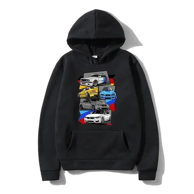 Classic Hoodies Fashion Men R Sweatshirt CarGraphic Initial D Hoodie Unisex Hip Hop Pullover Graphic Hoody