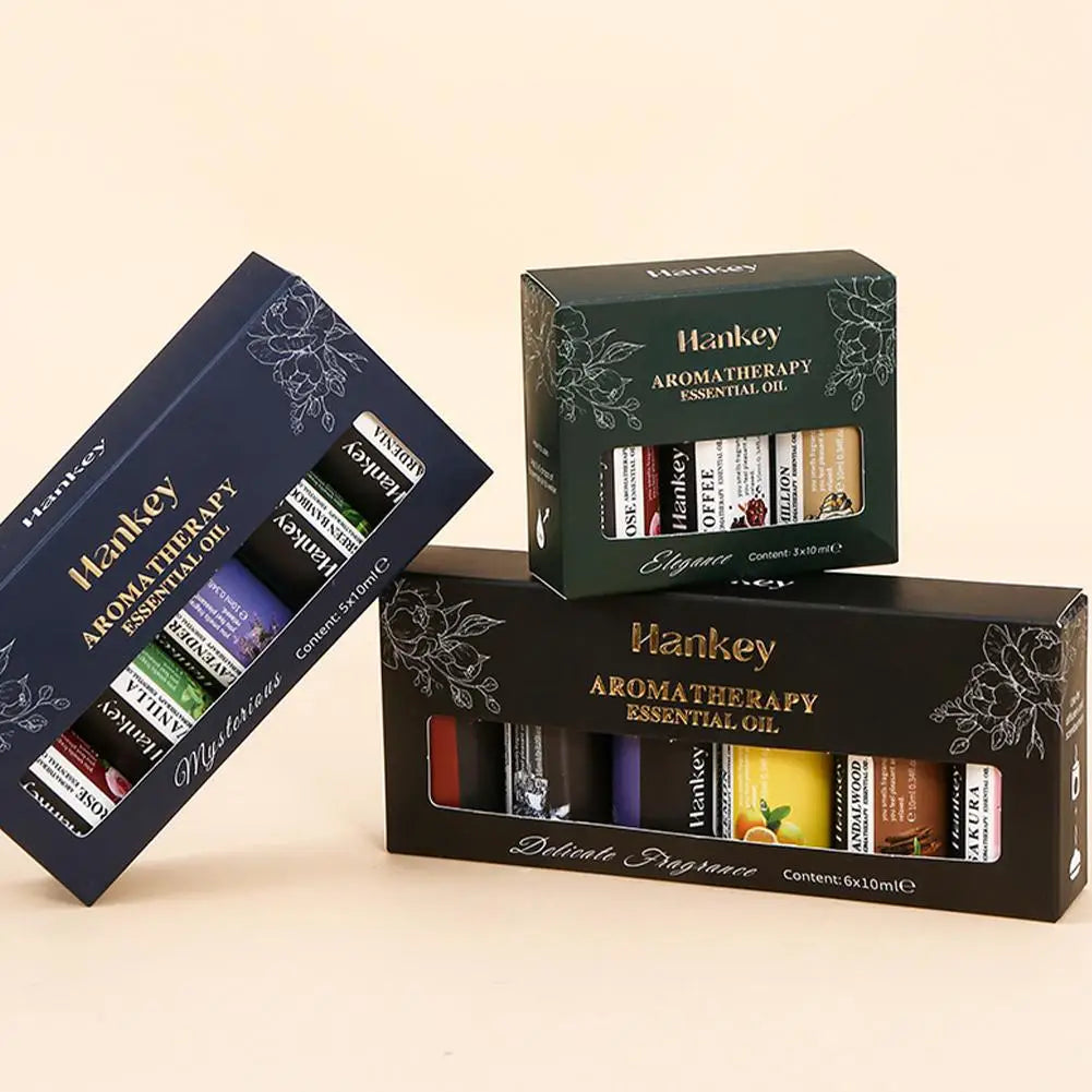 Aromatherapy Essential Oil Set Diffuser Essential Oil Car Air Freshener Scent Perfume Natural Plant Lavender Aroma Diffuser DIY