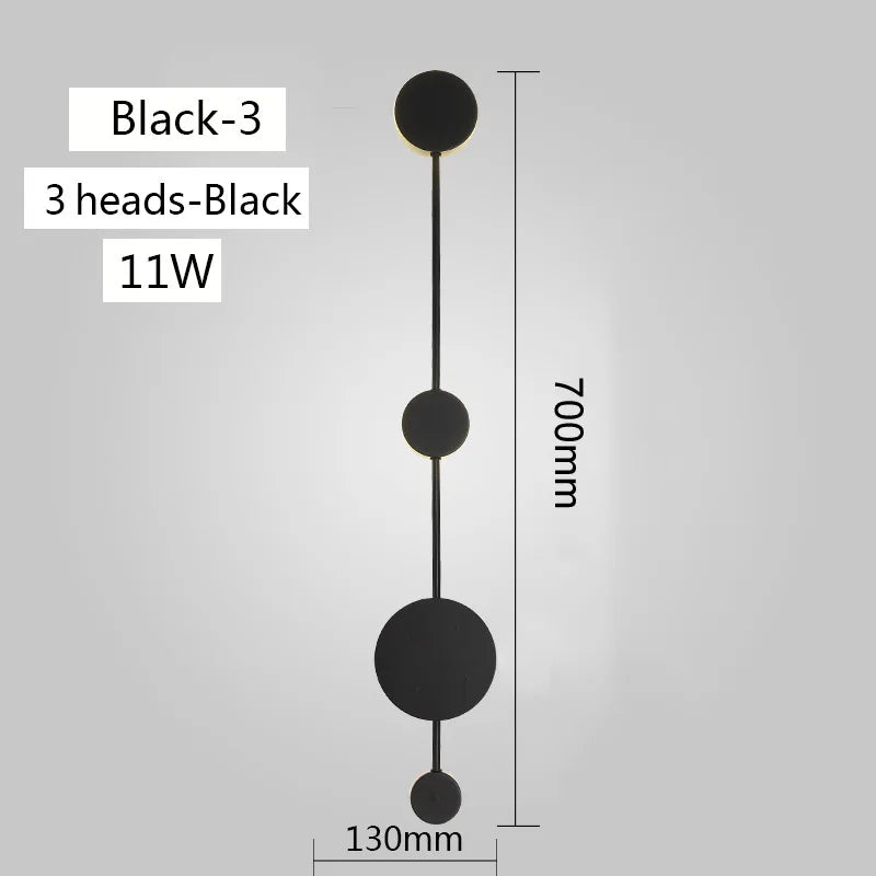 Modern LED Wall Lamp Simple Living Room Background Wall Light Bedroom Bedside Wall Sconce Creative Hotel  Hall Corridor Lighting