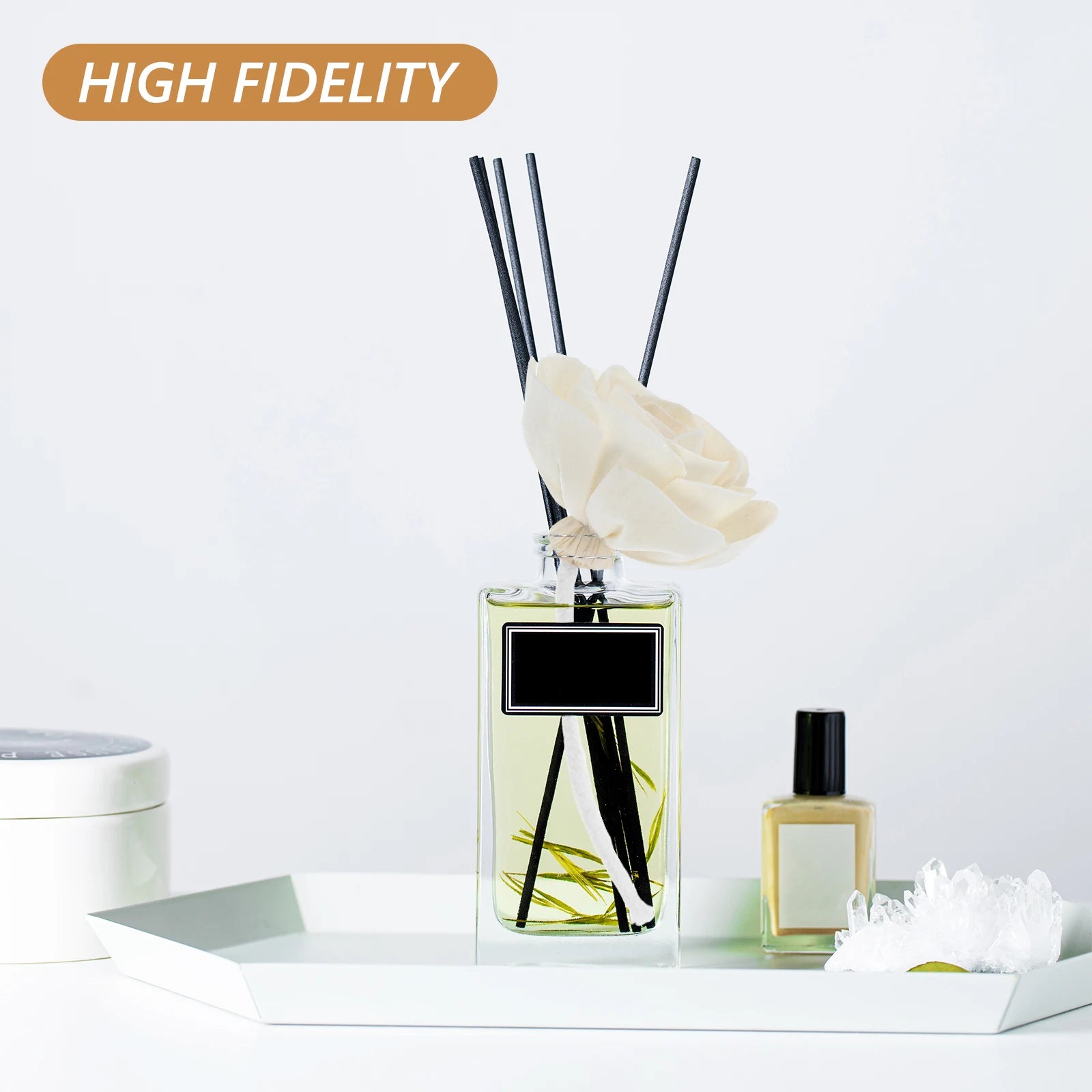 Aromatherapy Diffuser Flower Realistic Design Easy Use Home Office Decor Bathrooms Bedrooms Aroma Oil Scent Flower Fragrance