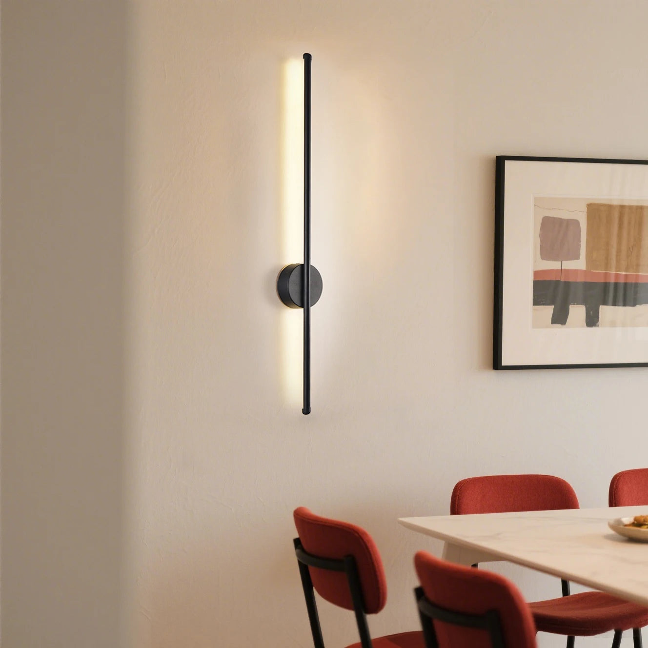 Modern LED Wall Lamp Minimalist Led 40/55cm Light Bedroom Bedside Long Strip Wall Sconces Living Room Home Indoor Lighting