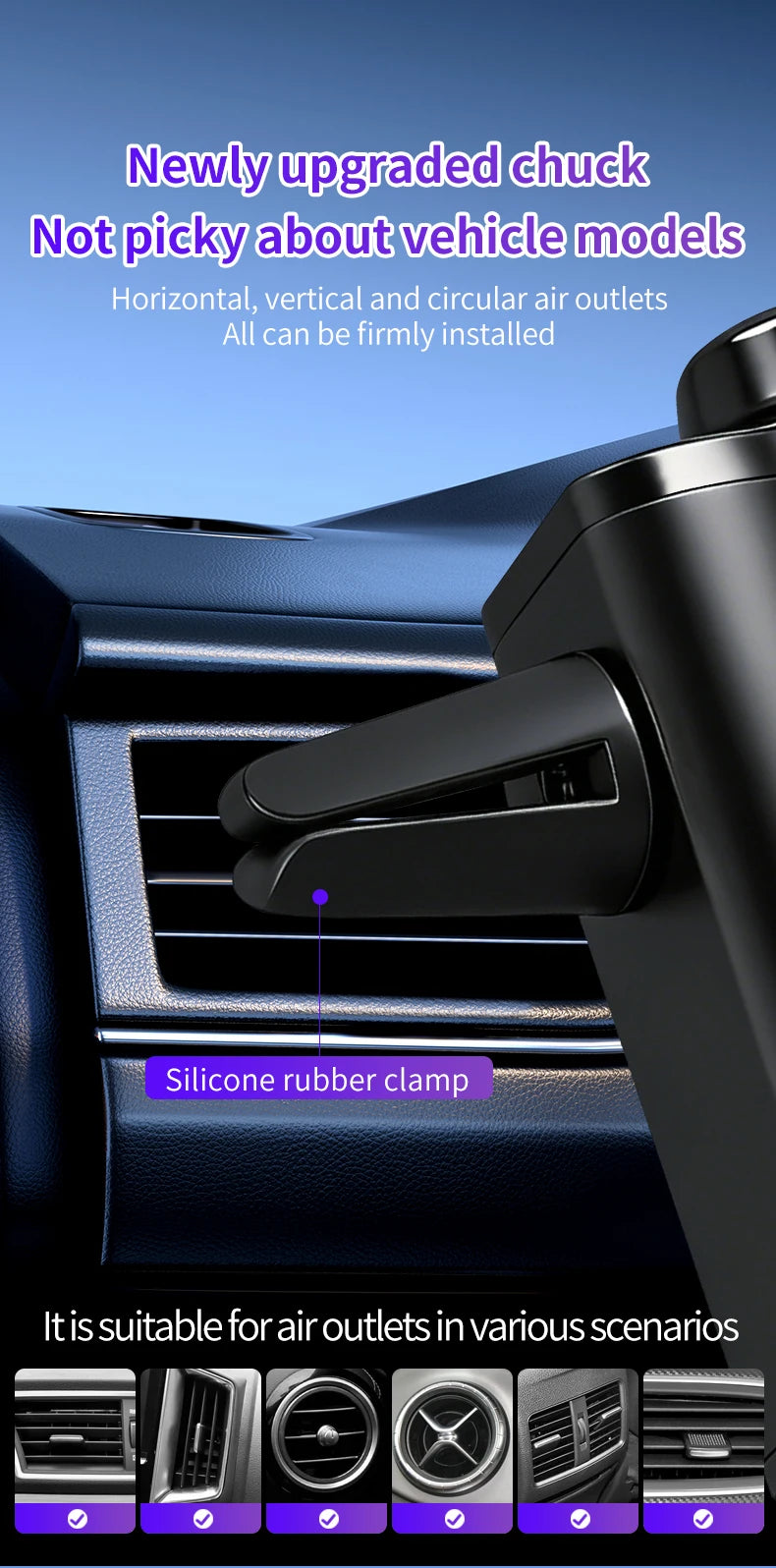 Smart Car Air Aromatherapy Diffuser Fragrance Car Air Fresheners With Three Adjustable Humidifier Essential Oil Diffuser