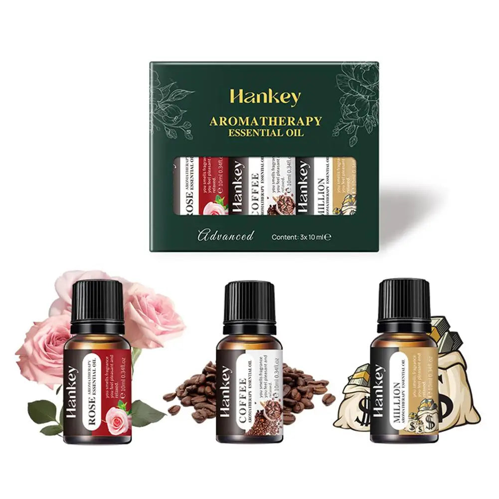 Aromatherapy Essential Oil Set Diffuser Essential Oil Car Air Freshener Scent Perfume Natural Plant Lavender Aroma Diffuser DIY