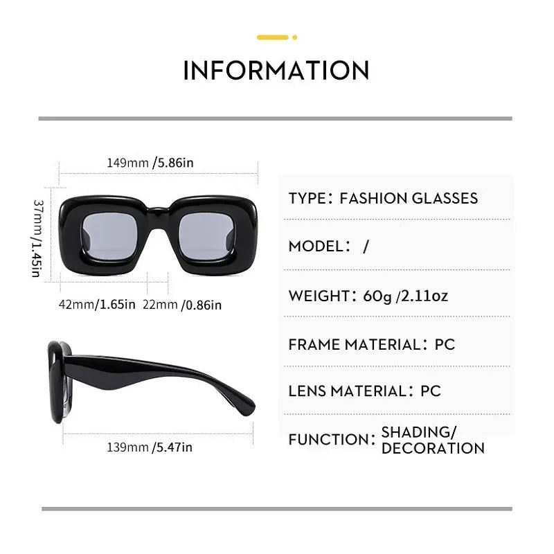 New Oversized Frame Sunglasses Women Fashion Funny Personality Sun Glasses Outdoor Street Photo Eyewear UV400 Oculos De Sol