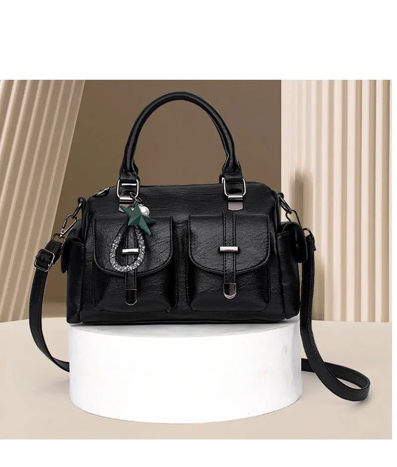 New Women bag  Handbags Bag for 2025 Female Crossbody new High quality fashionable shoulder bag designer travel Hairball bag