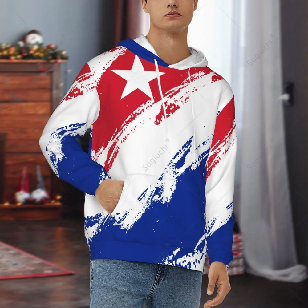 Unisex Cuba Flag Color Hoodie 3D Men Women Harajuku Sweatshirt Pullover Hoodies Polyester Casual
