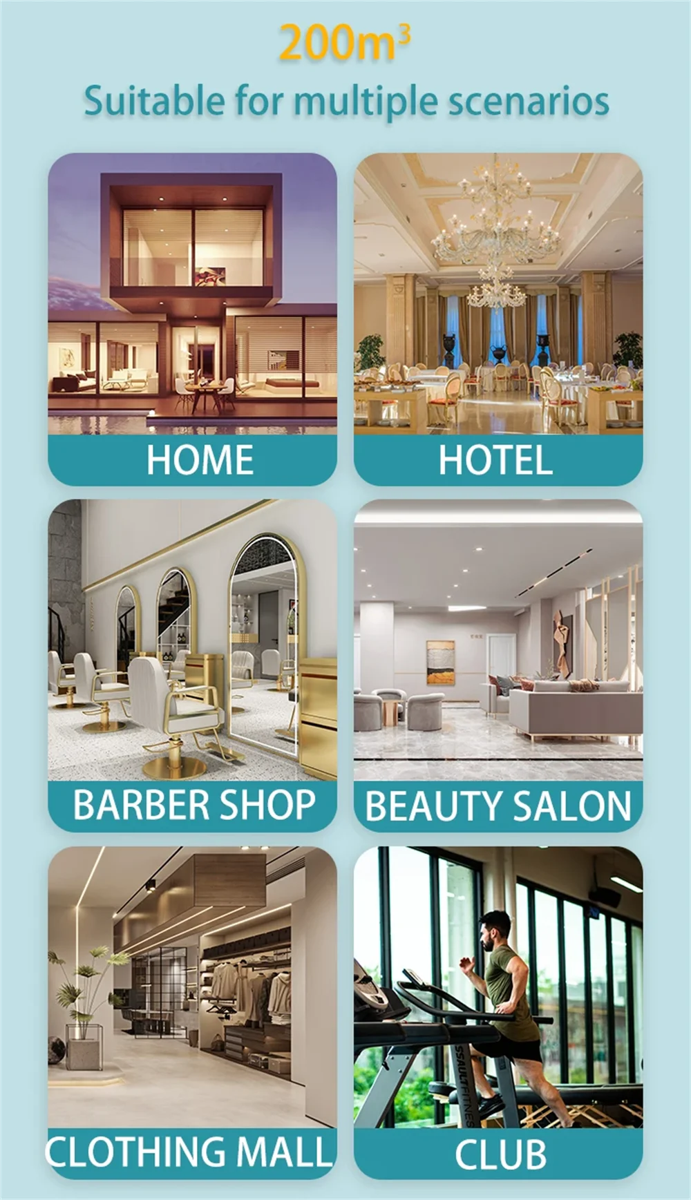 Aroma Diffuser Coverage 200m³ Scent Machine Fragrance Diffuser Essential Oil Diffuser For Home Fragrance Bluetooth APP Control