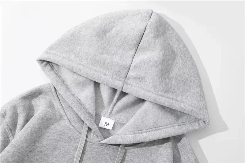 Unisex Pullover Hooded Sweatshirt - Casual Streetwear for Autumn Winter Fall Season Perfect for Gym Workout and Everyday Wear